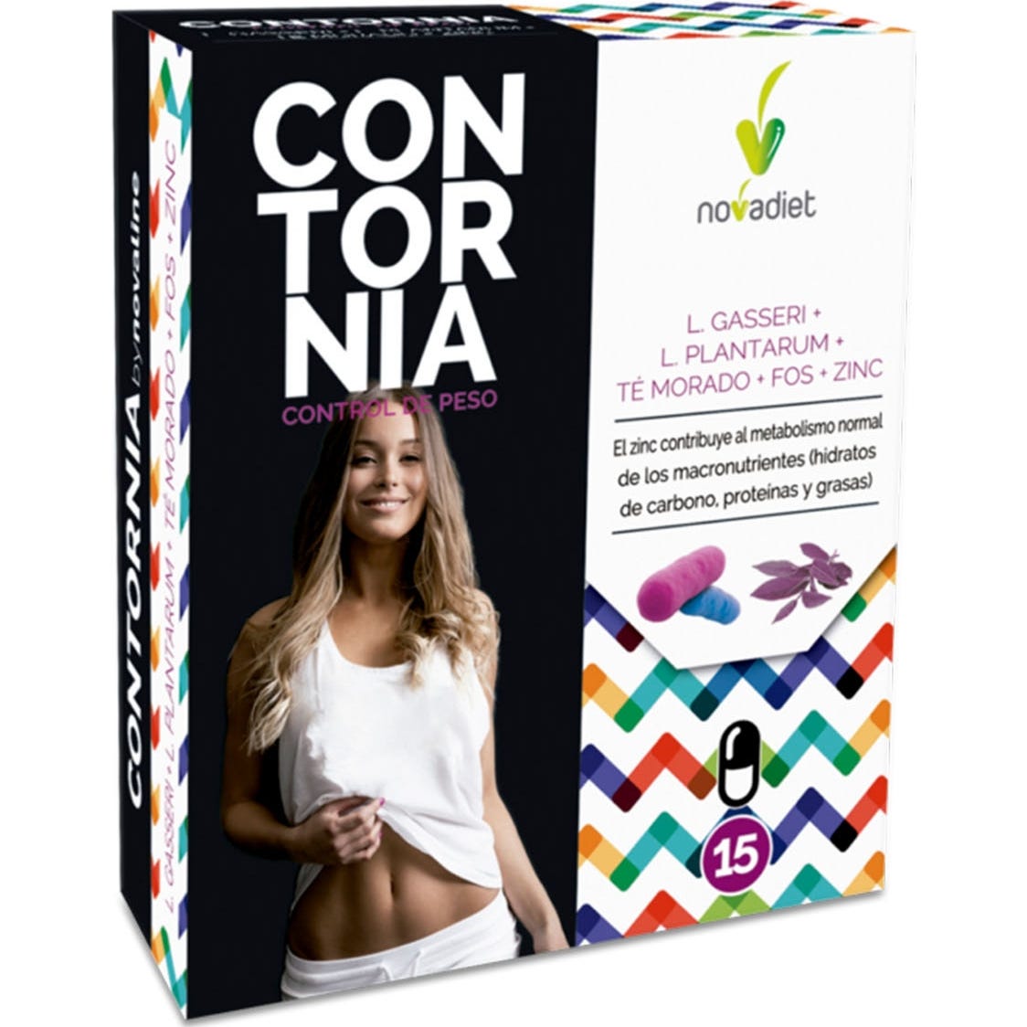 Novadiet Contornia 15 cápsulas