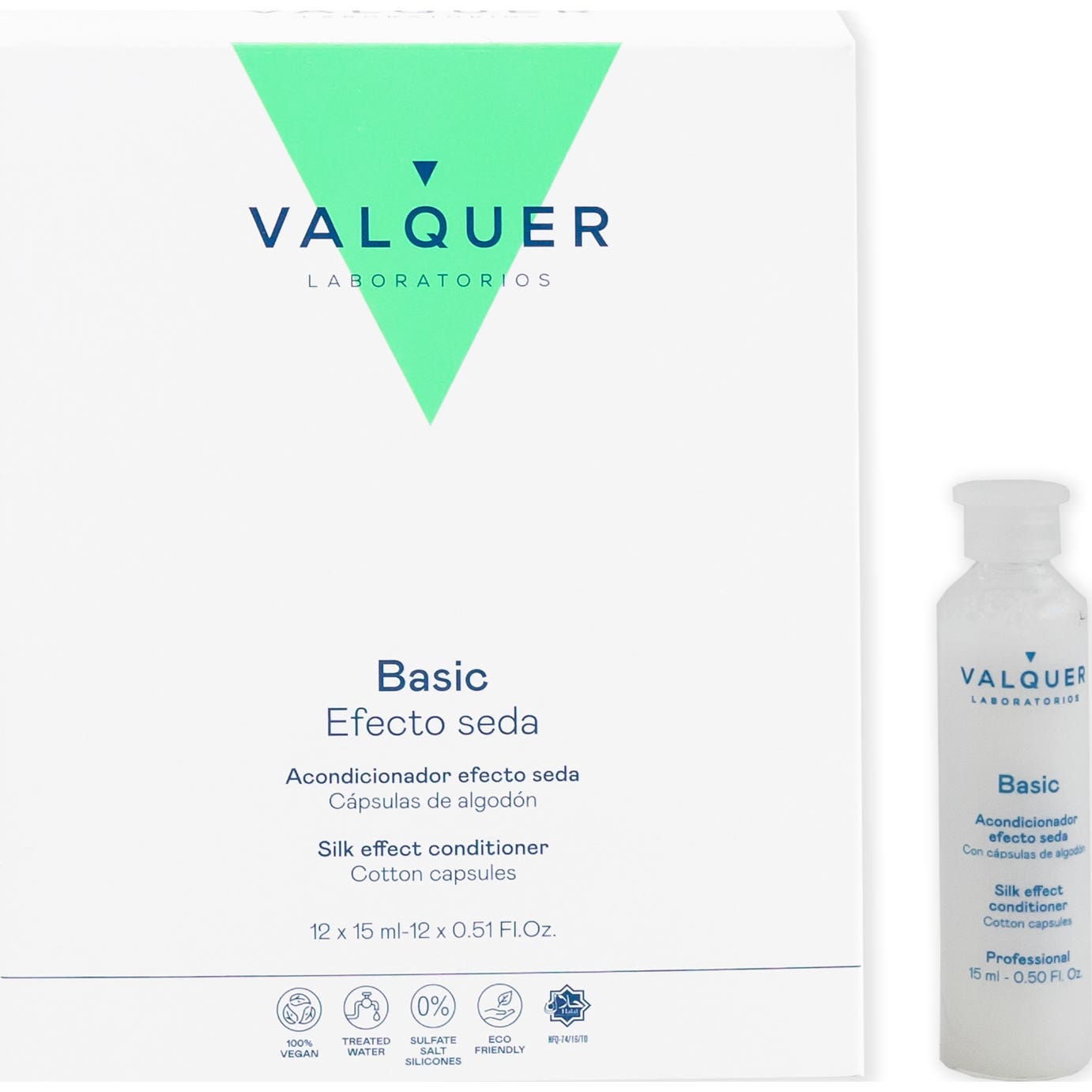 Valquer Acondicionador Efecto Seda 12 X 15 Ml