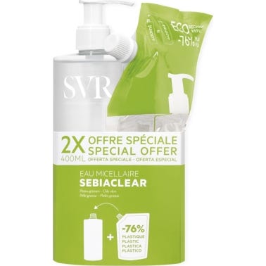 Svr Pack Sebiaclear Agua Micelar + Recarga 1 ud