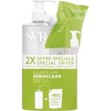 Svr Pack Sebiaclear Agua Micelar + Recarga 1 Ud