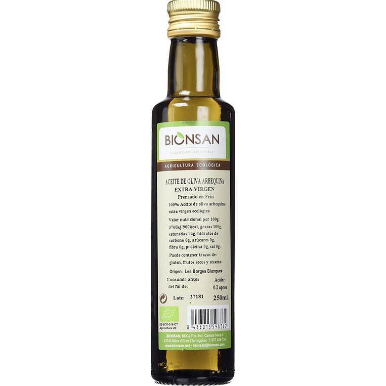 Bionsan Aceite de Oliva Arbequina Extra Virgen 250 ml