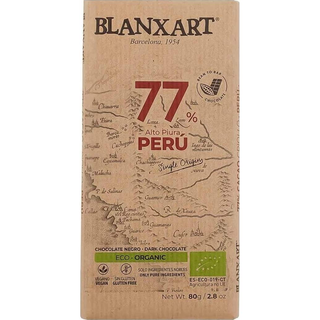 Blanxart Chocolate Negro 77% Perú Bio 80 g