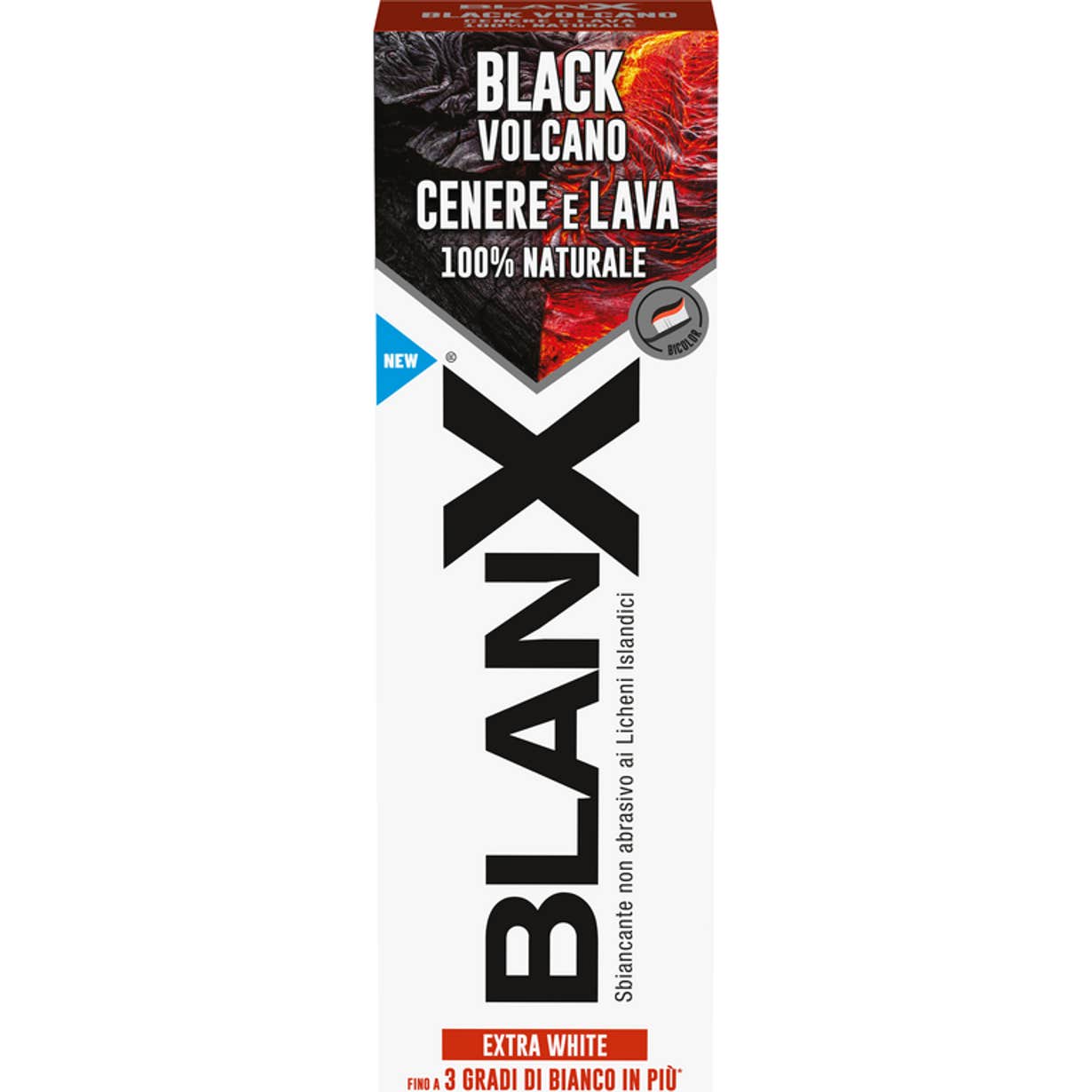 Blanx Black Dentífrico Cenizas de Volcán y Lava 100% Natural 75ml