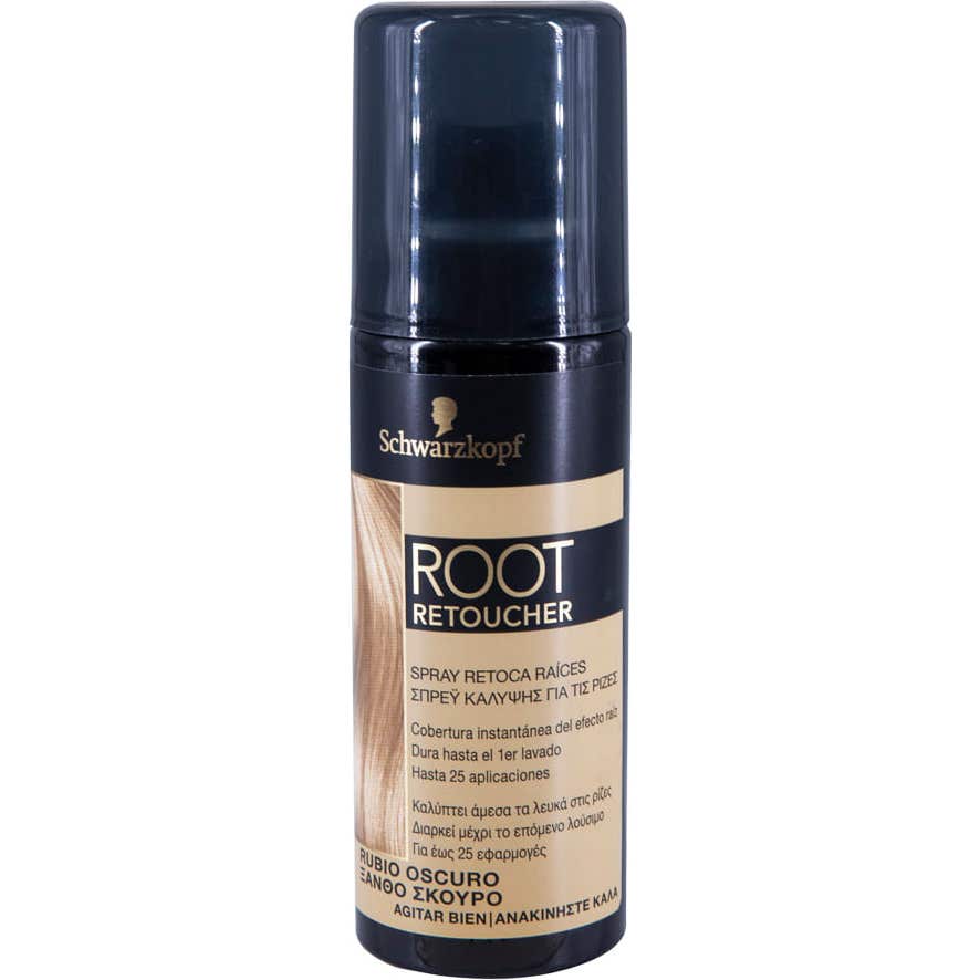 Schwarzkopf Spray Retoca Raíces 120 Rubio Oscuro 120ml