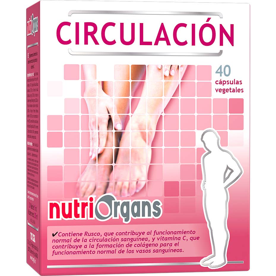 Nutriorgans 5 X Circulación 40 Comprimidos - Imagen 2