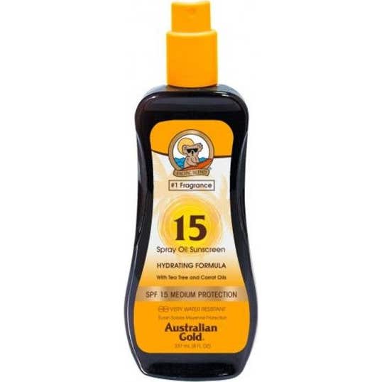 Australian gold Spf15 Carrot Spray Oil 237 ml