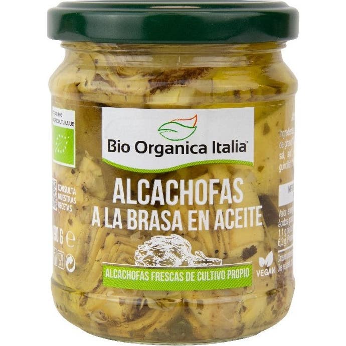 Bio Organica Italia Alcachofas Brasa en Aceite 190g