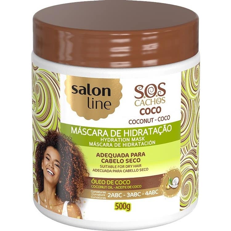 Salon Line S.O.S Cachos Mascarilla Hidratante Coco 500g