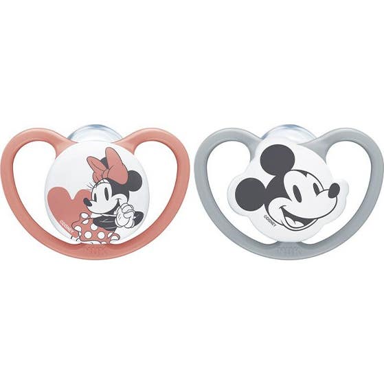 Nuk Space Chupete Silicona Minnie 6-18 M 2 uds