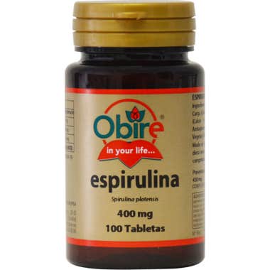 Obire Espirulina 400 mg 100 comp