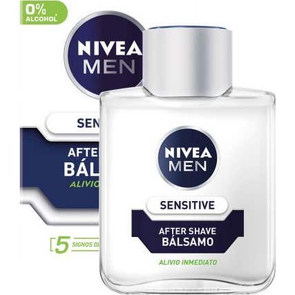 Nivea Men Sensitive After Shave Bálsamo 0% Alcohol 100ml