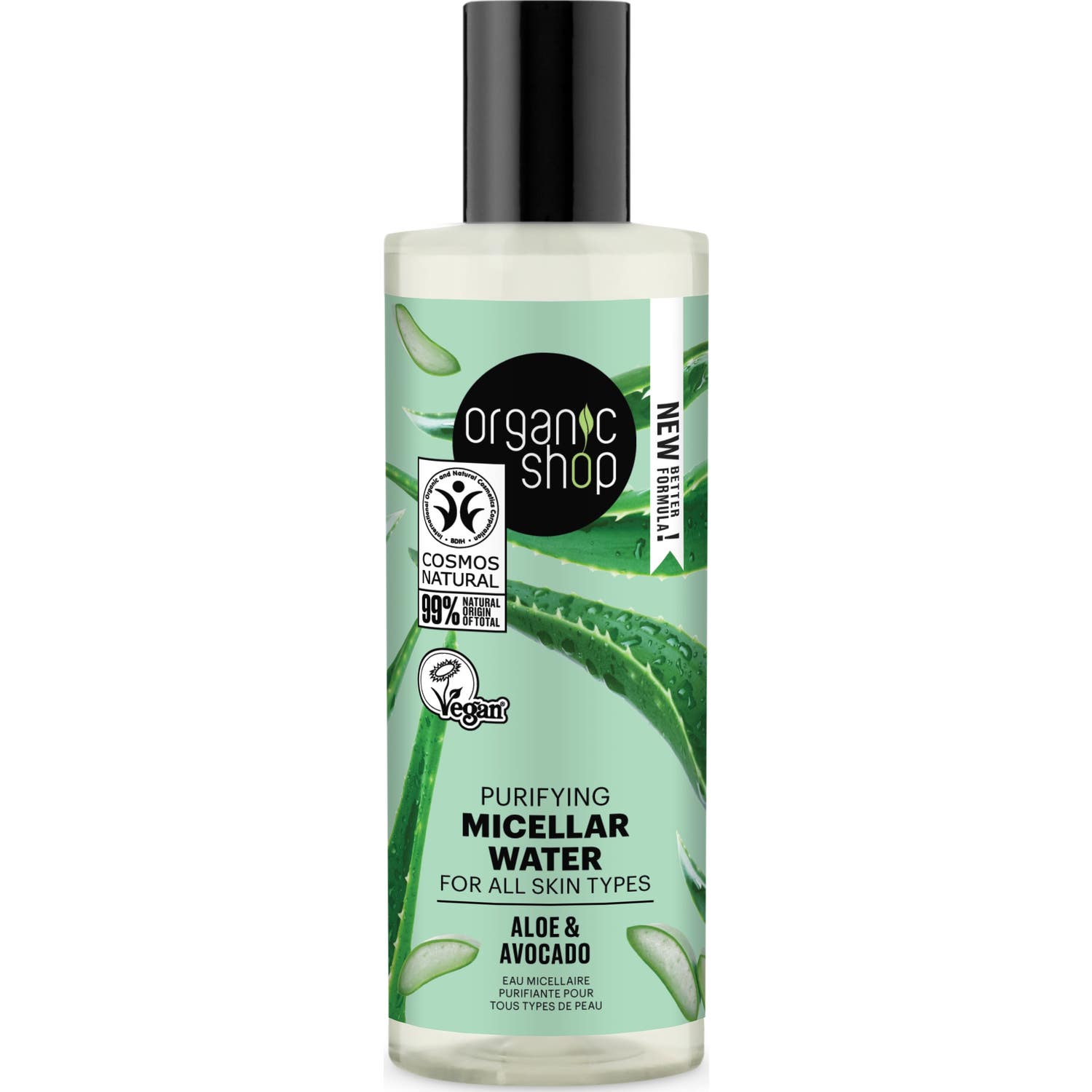 Organic Shop Aloe & Avocado Micellar Water 150ml