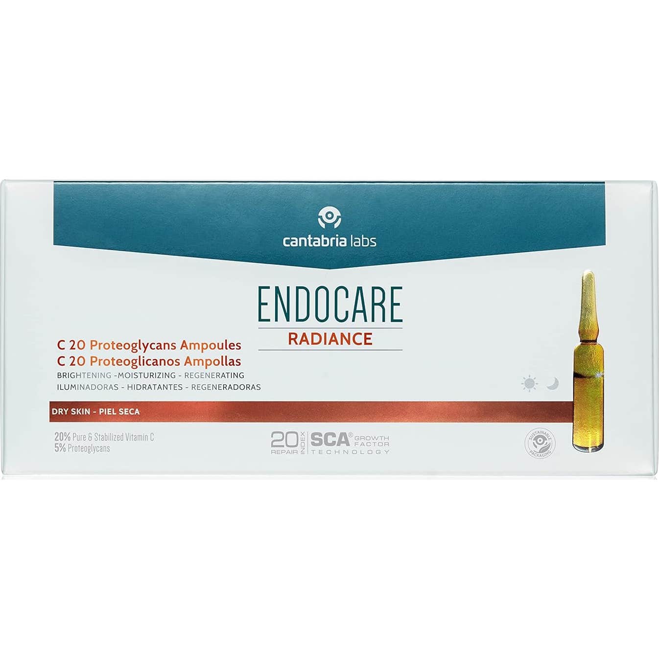Endocare Radiance C 20 Proteoglicanos Ampollas Piel Seca 30amp