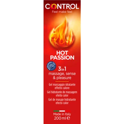 Control Hot Passion Gel Masaje 3 en 1 200ml