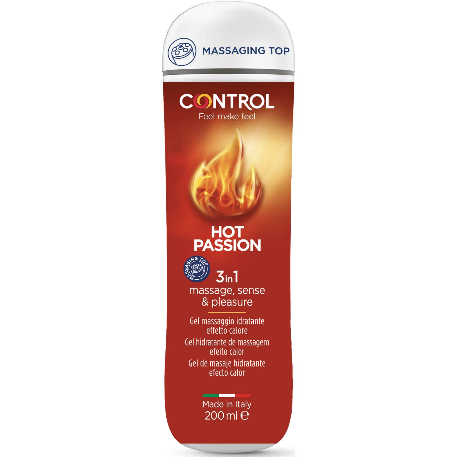 Control Hot Passion Gel Masaje 3 en 1 200ml