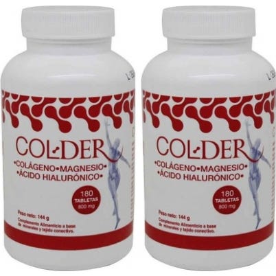Col-Der Colágeno Pack de 2 Unidades x 180 Comprimidos