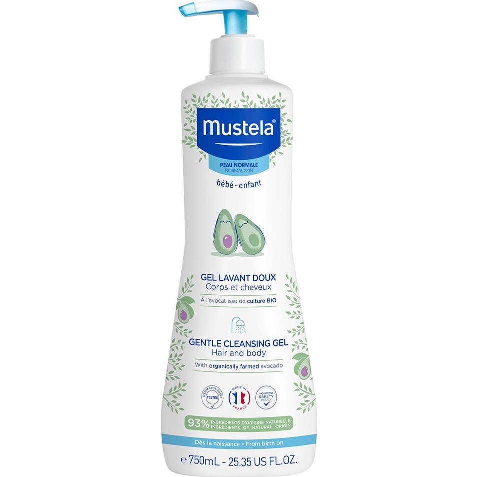 Mustela Gel de Baño Suave con Aguacate BIO 750ml