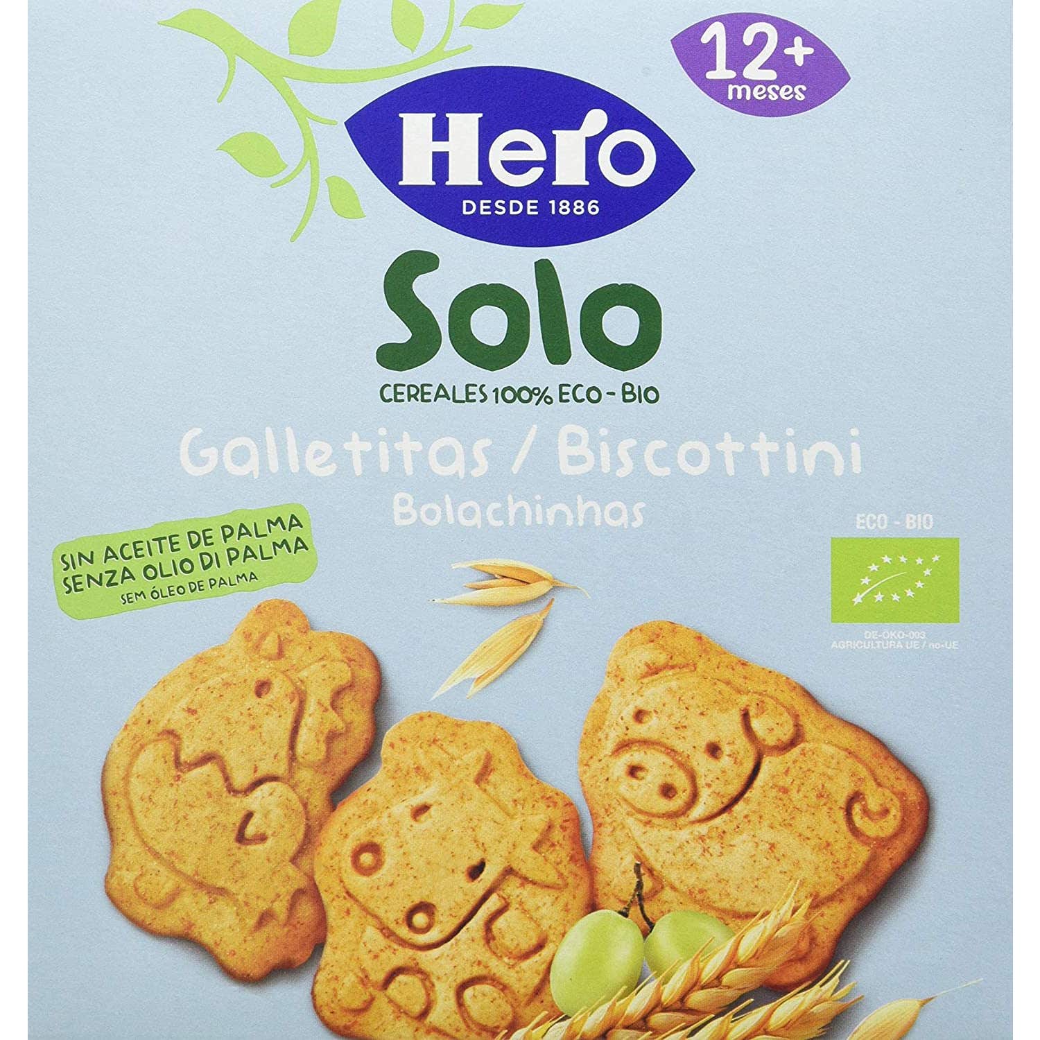 Hero Solo Galletitas Animales +12M 100g