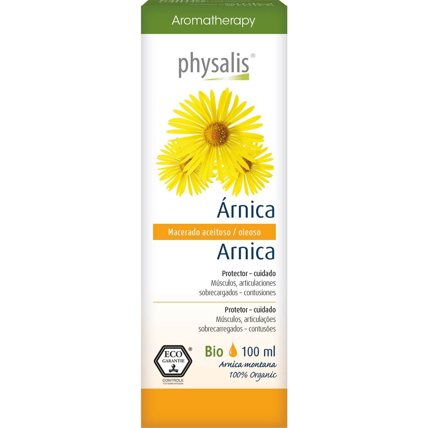 Physalis Aceite Vegetal de Árnica Bio 100ml