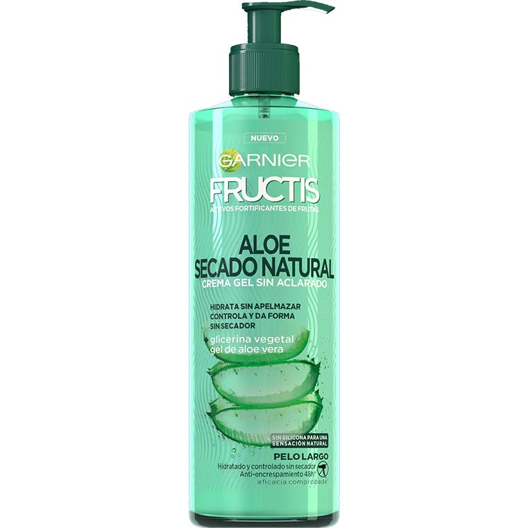 Garnier Fructis Aloe Secado Natural Crema Gel 400ml