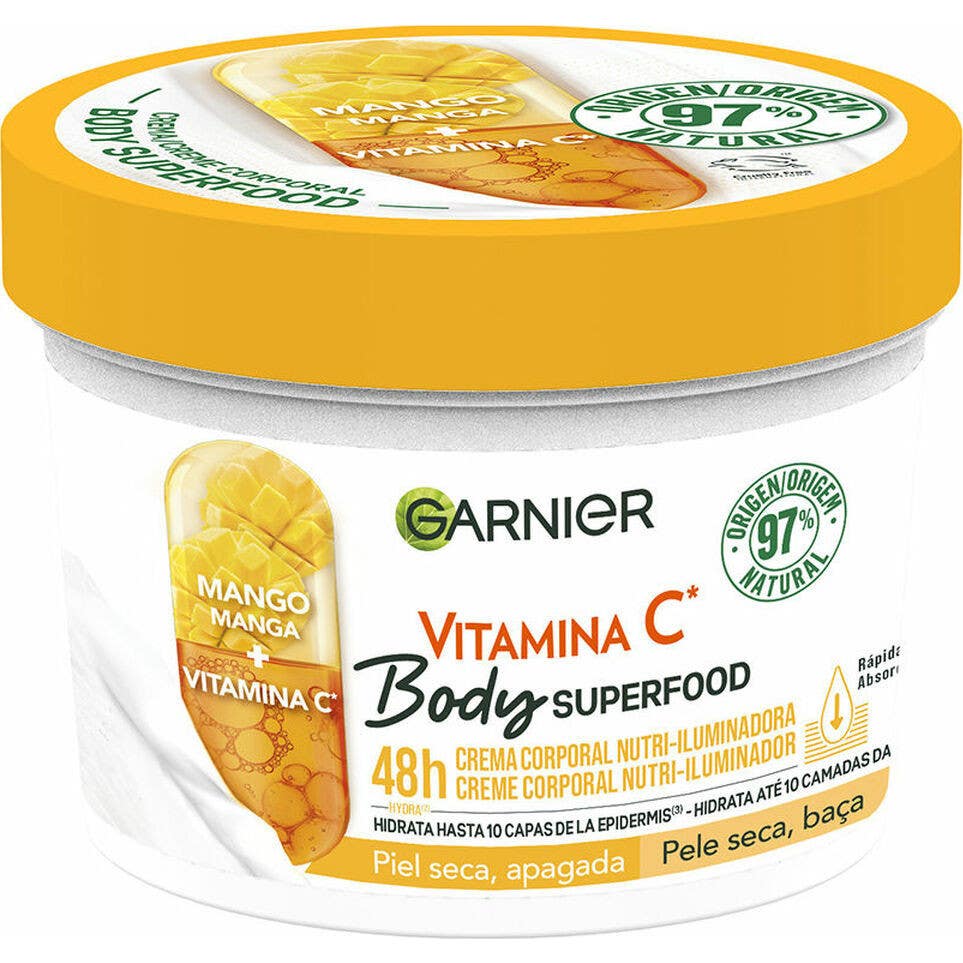 Garnier Body Superfood Mango + Vitamina C Crema Corporal 380ml