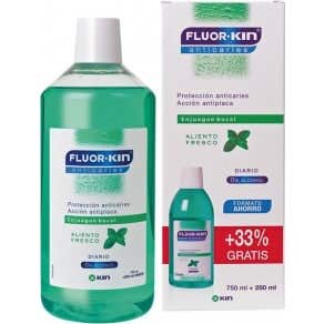 Fluor-Kin Anticaries Colutorio Diario 750 ml + 250 ml