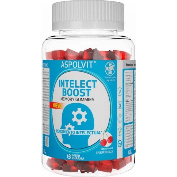 Aspolvit Cereza Intelect Boost Memory Gummies 60 Uds
