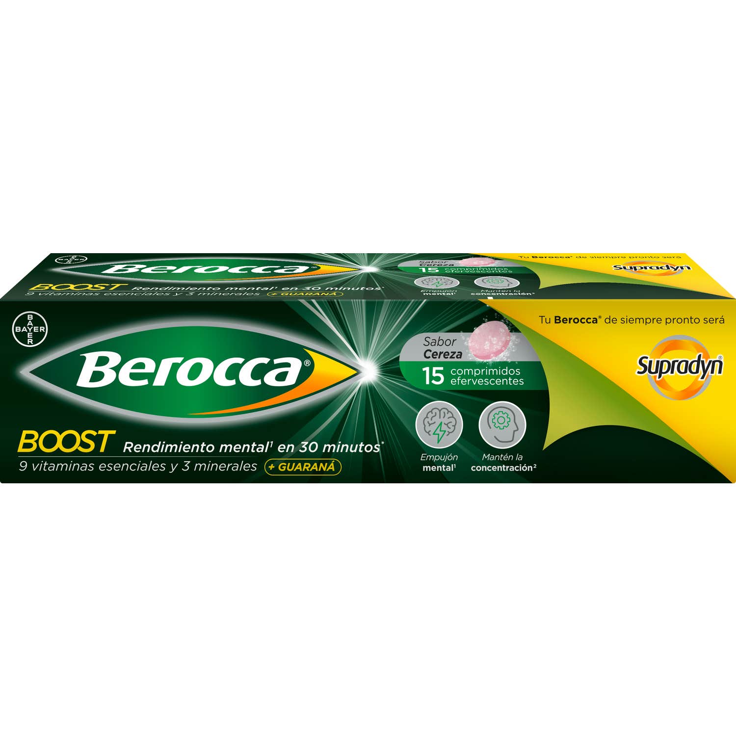 Berocca Boost Guaraná Efervescente 15comp