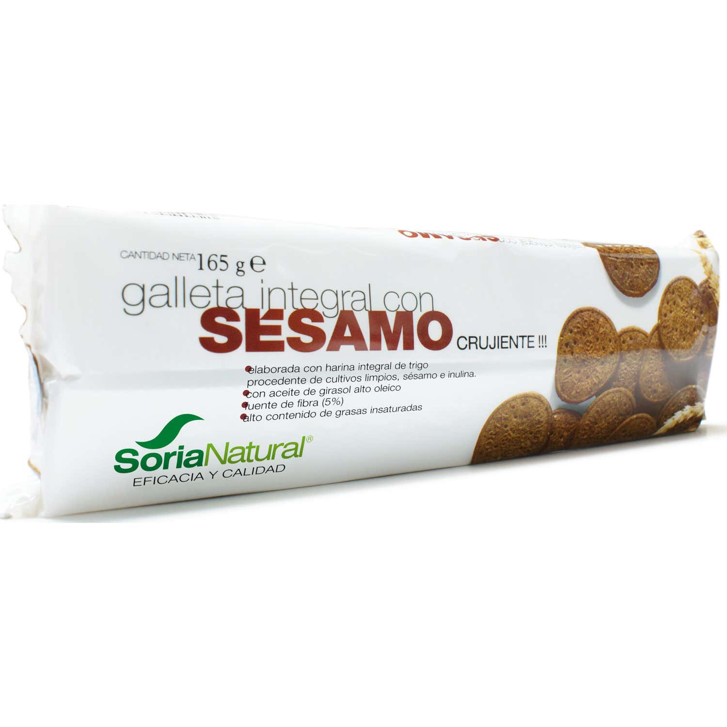 Soria Natural Galleta Integral Con Sésamo 165g