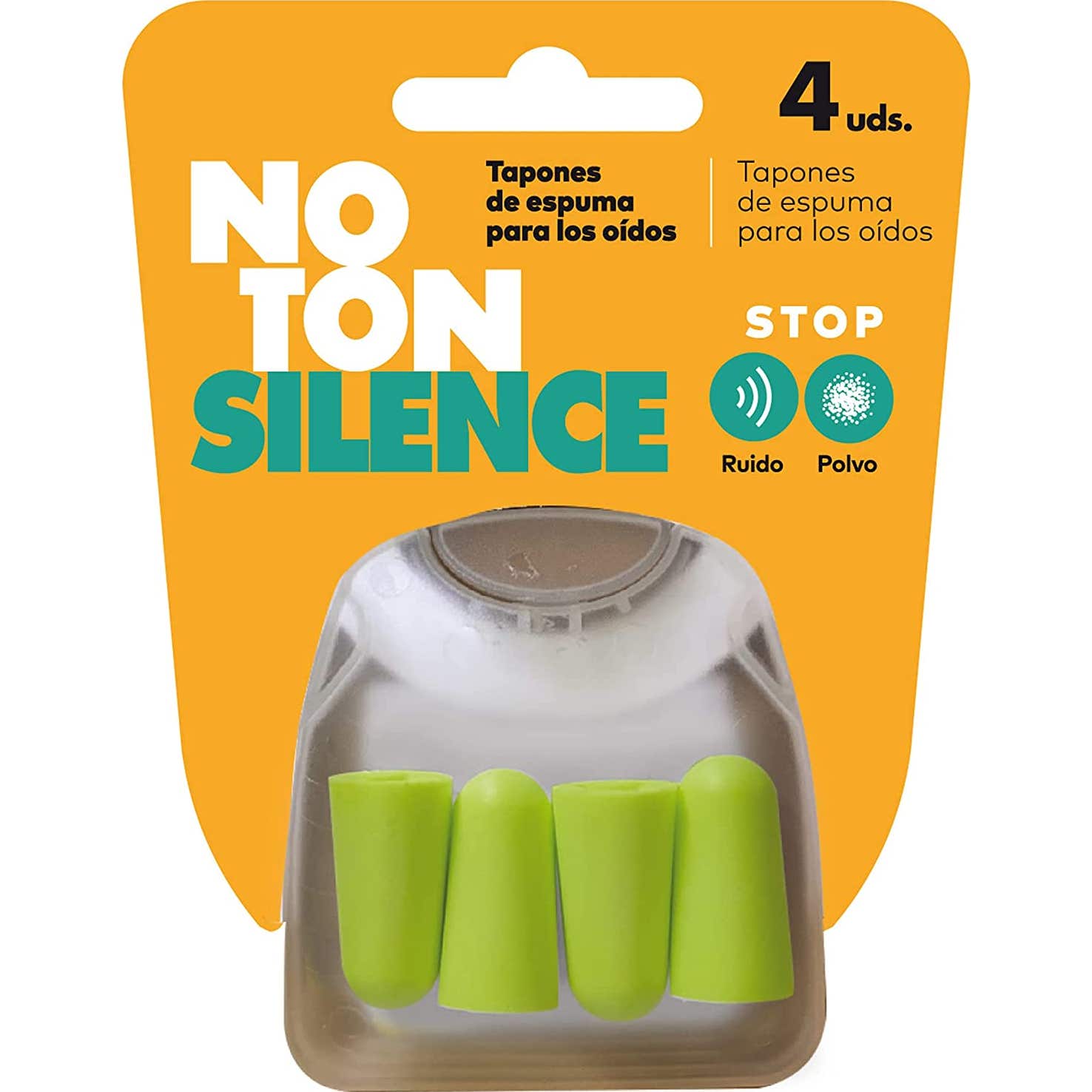 Noton Silence Tapones Espuma Oídos 4uds
