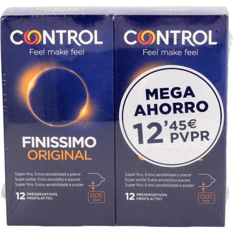Control Finissimo Preservativos 12 U 2 Envases