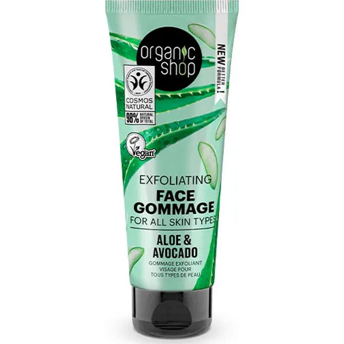 Organic Shop Face Gommage Aloe Avocado 75 ml