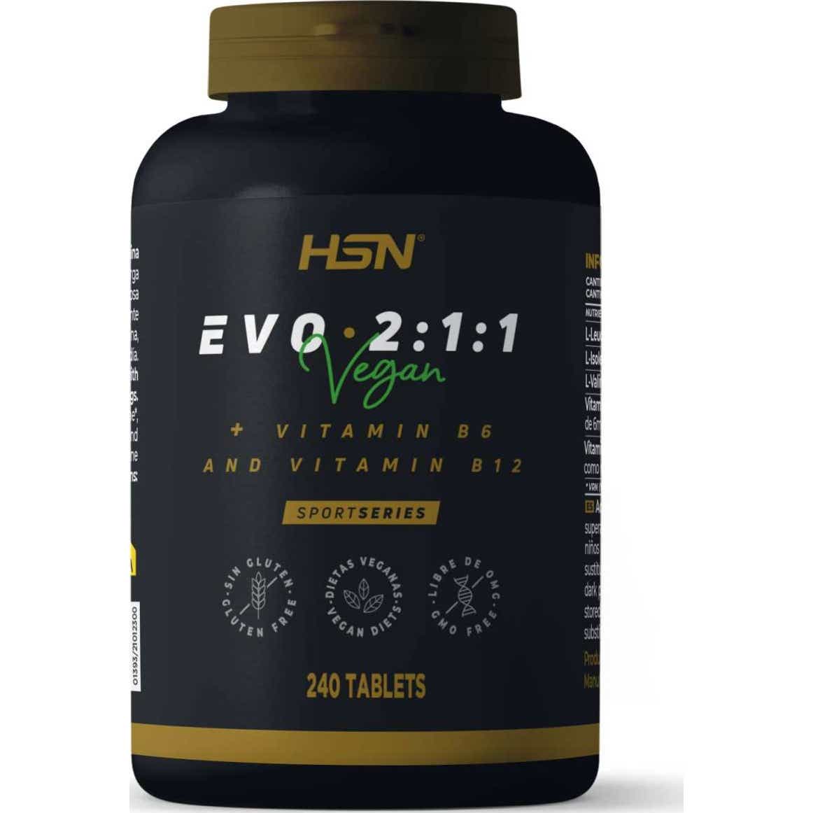'HSN Evo 2:1:1 BCAA''s 2:1:1 + Vitaminas B6 y B12 240comp'