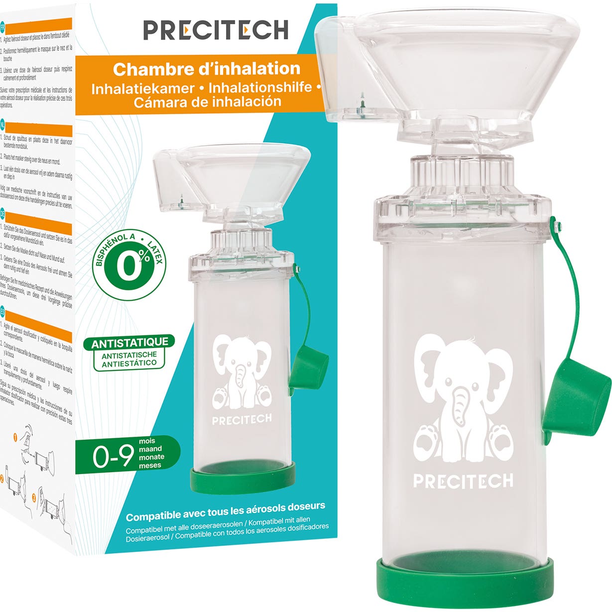 Precitech Cámara de Inhalación Bebé 0-9 Meses 1ud