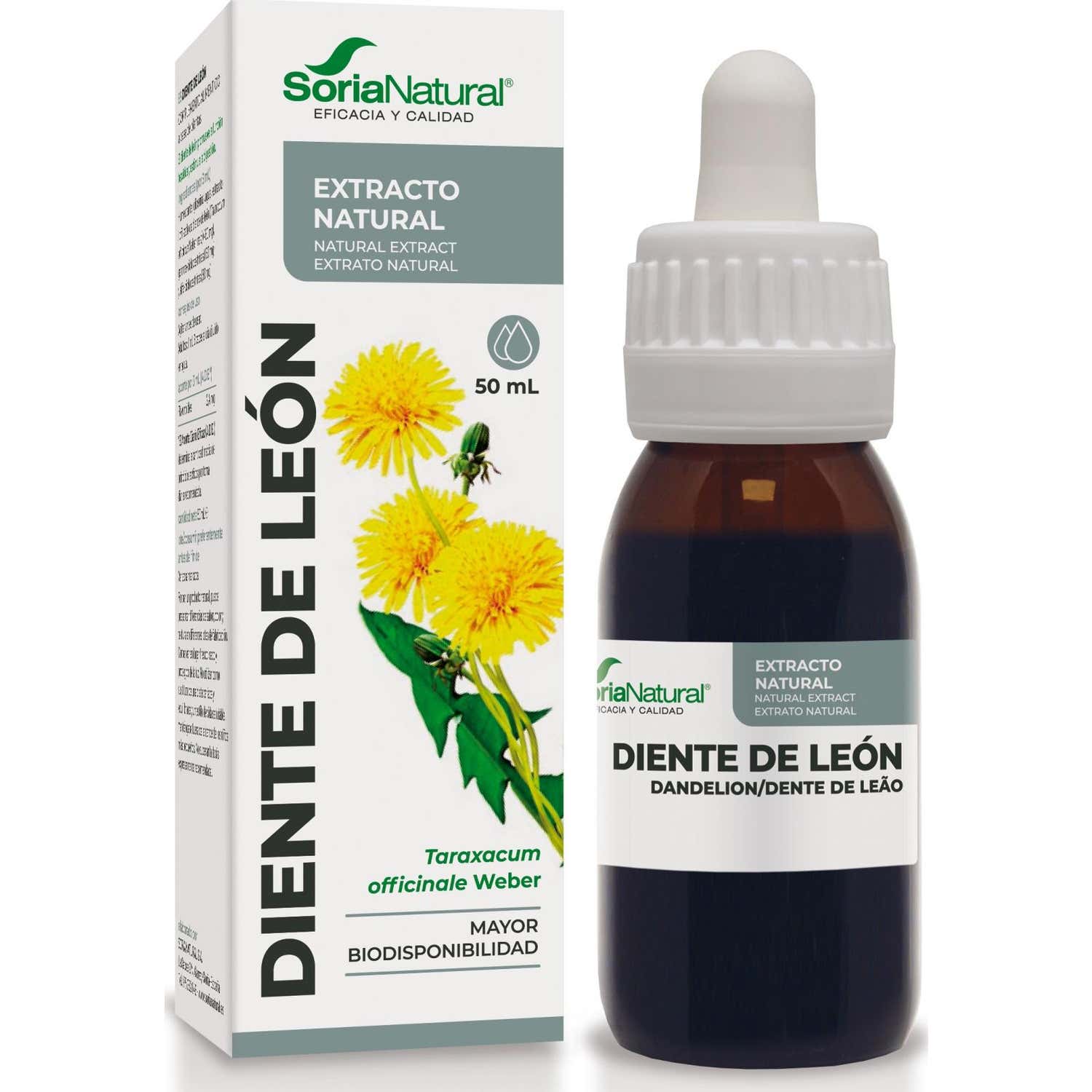 Soria Natural Extracto Diente Leon 50 Ml Xxi Soria