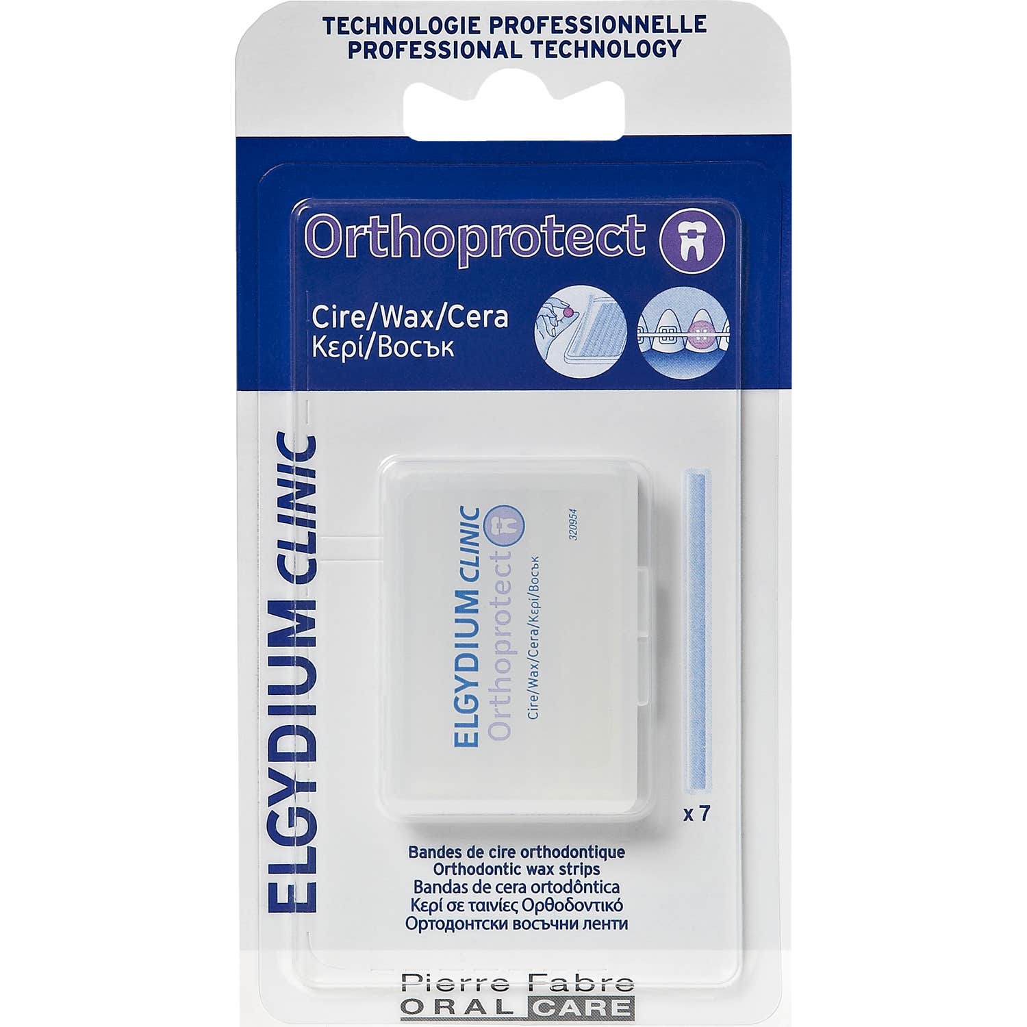 Elgydium Clinic Orthoprotect Cera 7uds