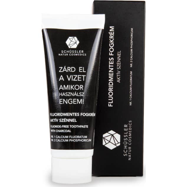 Schüssler Natur Dentífrico Carbón Activo y Sin Flúor 75 ml
