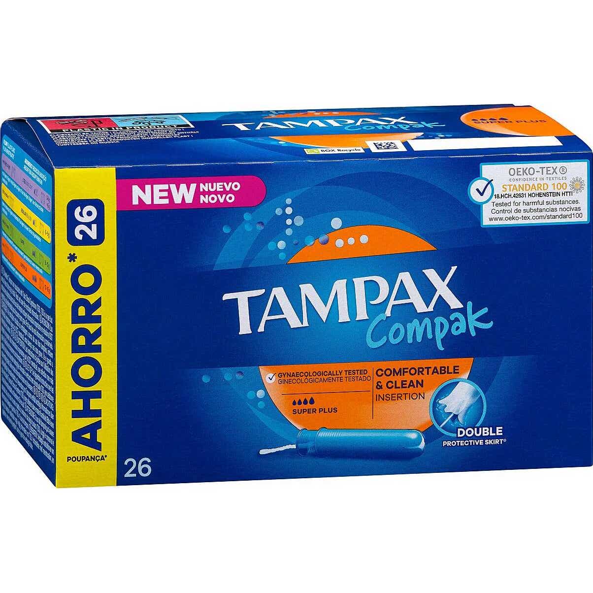 Tampax Compak Super Plus 26uds