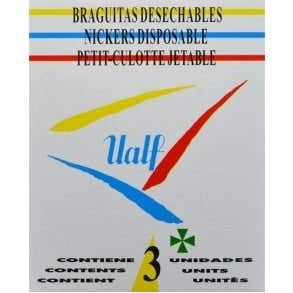 Ualf bragas desechables T-Mediana 3 uds