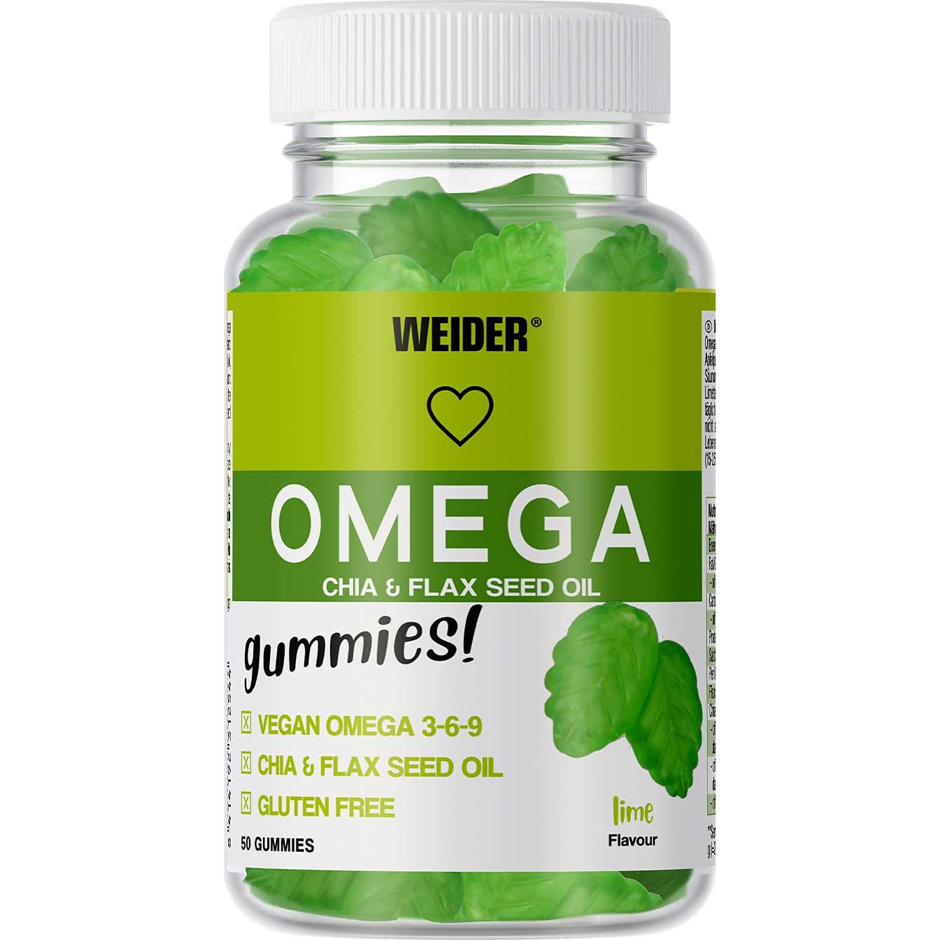 Weider Energy Boost Gummies Omega 50uds