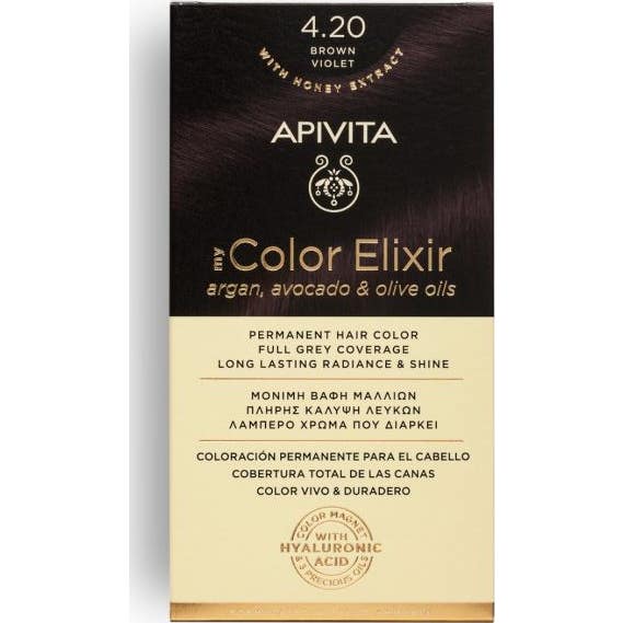 Apivita My Color Elixir Tinte Cabello 4,20 Castaño Violeta 1ud