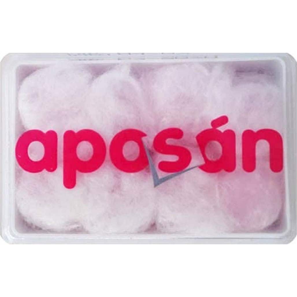 Aposán Tapones Cera con Algodón 8uds