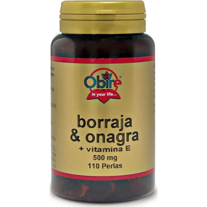 Obire Mujer 3 X Borraja Y Onagra 110 Perlas De 500Mg - Imagen 3