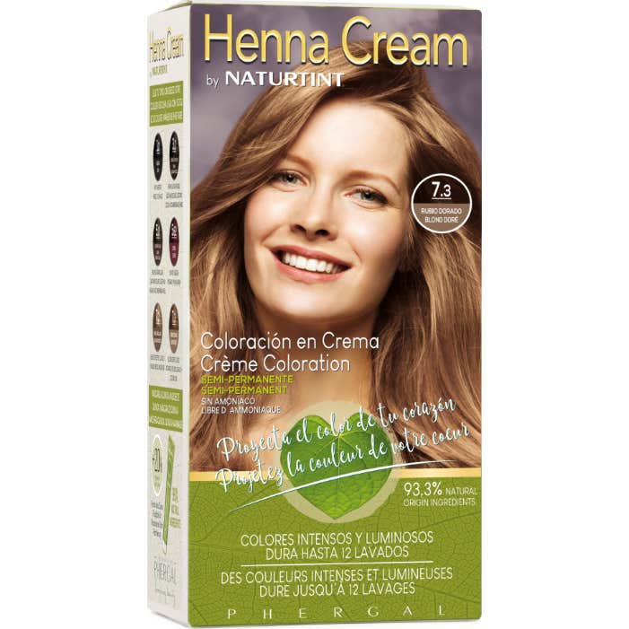 Naturtint Henna Cream 7.3 Rubio Dorado 110 ml