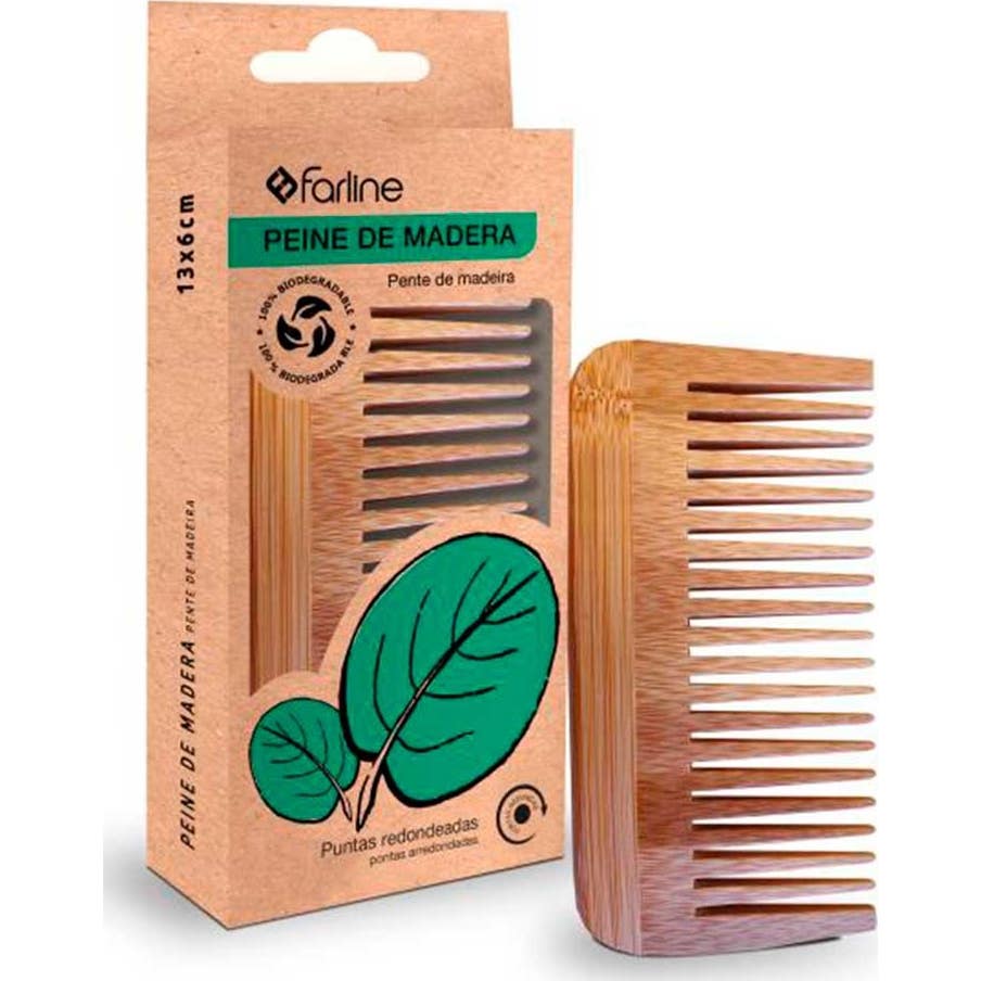 Farline Peine Bambú Púas 1ud