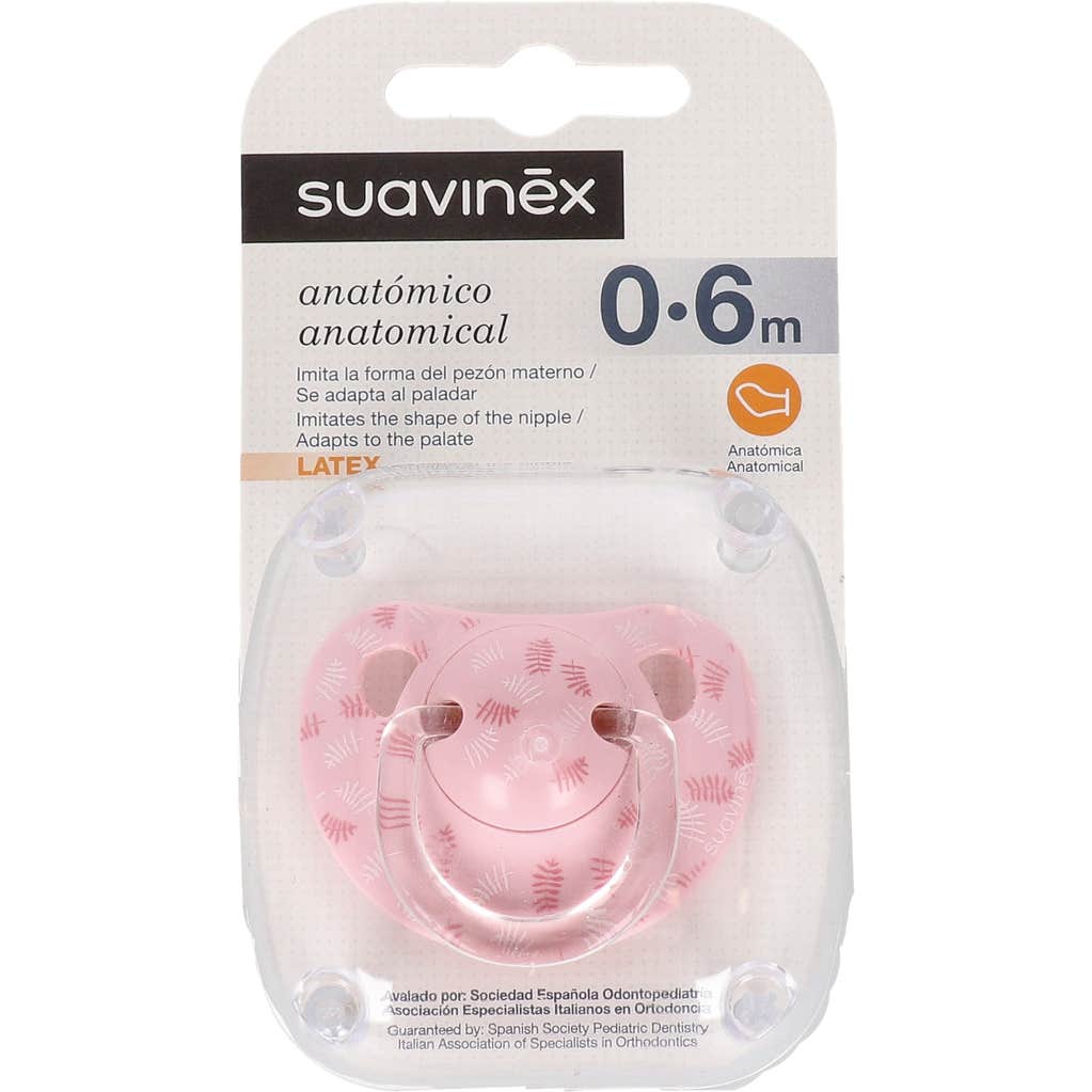 Suavinex Chupete Anatómico Látex 0-6m