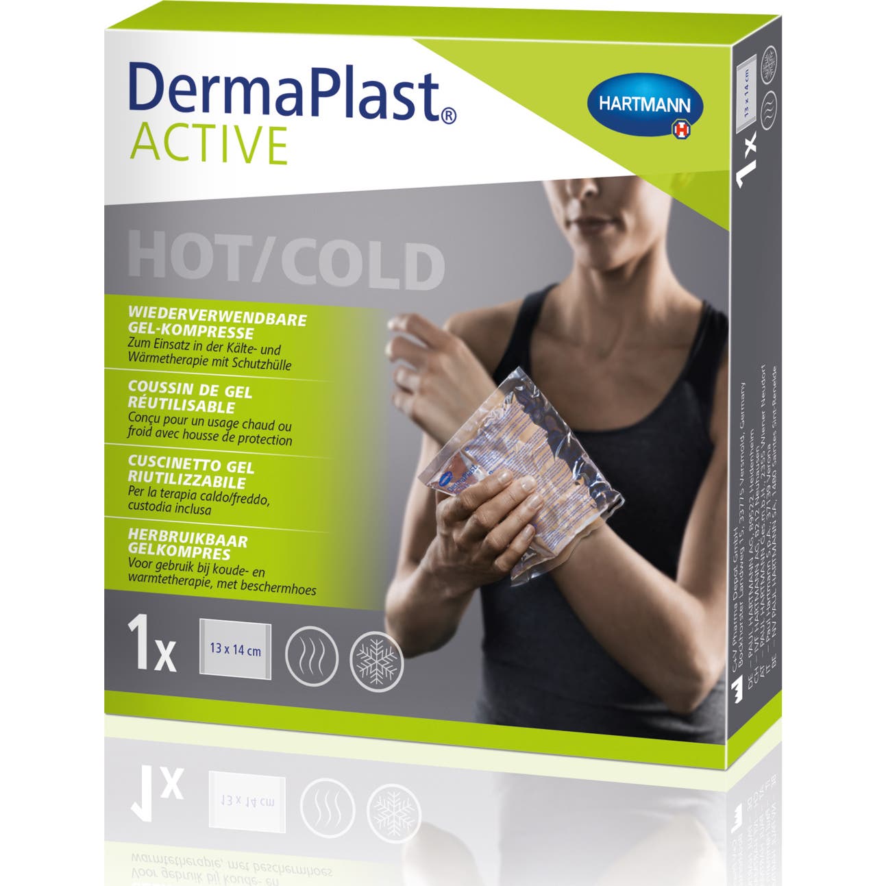 DermaPlast Active Bolsa de Gel Frío Calor 13x14cm