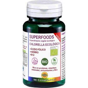 Robis Chlorella Eco + Ácido Fólico + Hierro + B12 90comp