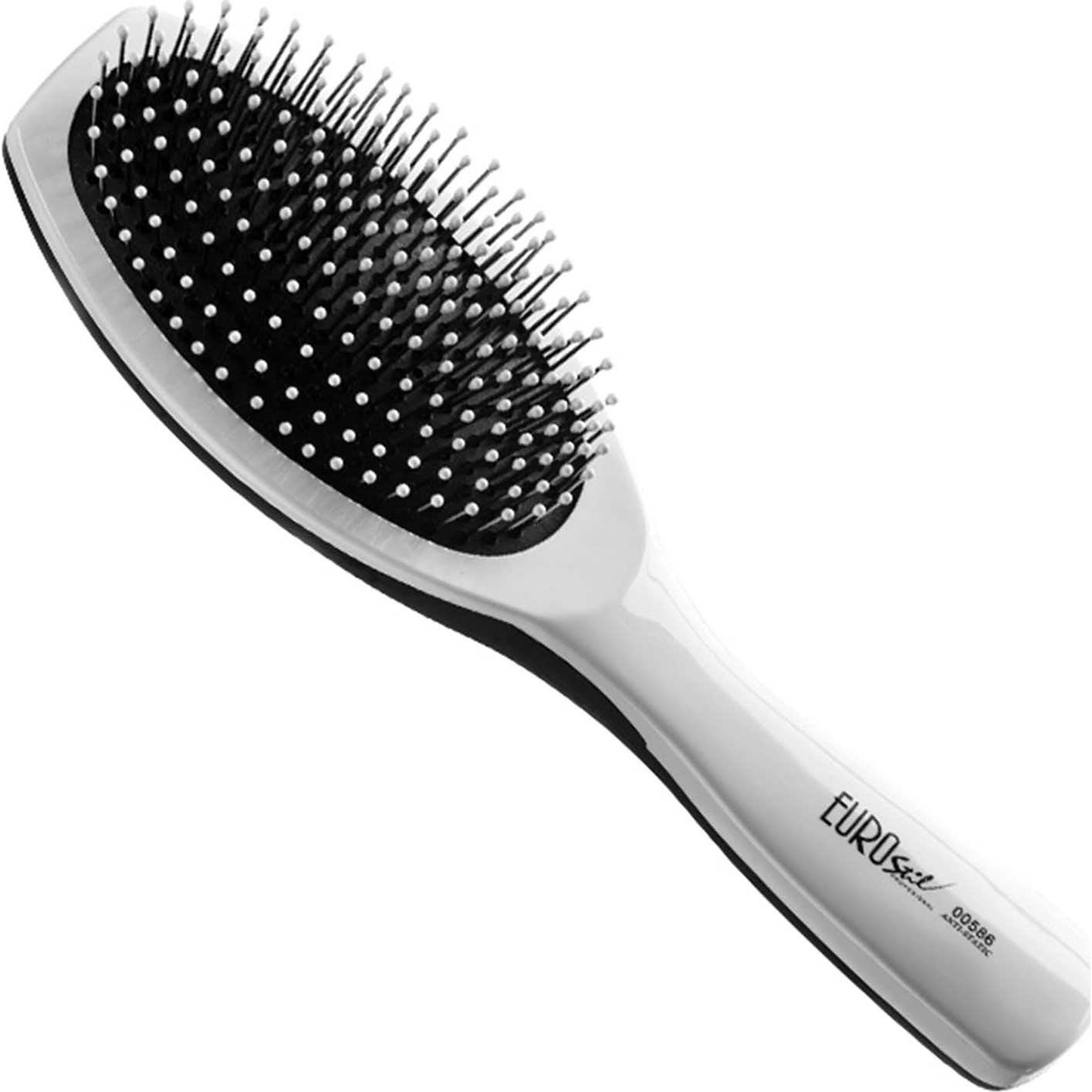 Eurostil Cepillo Fuelle Antiestático Goma Bicolor Grande