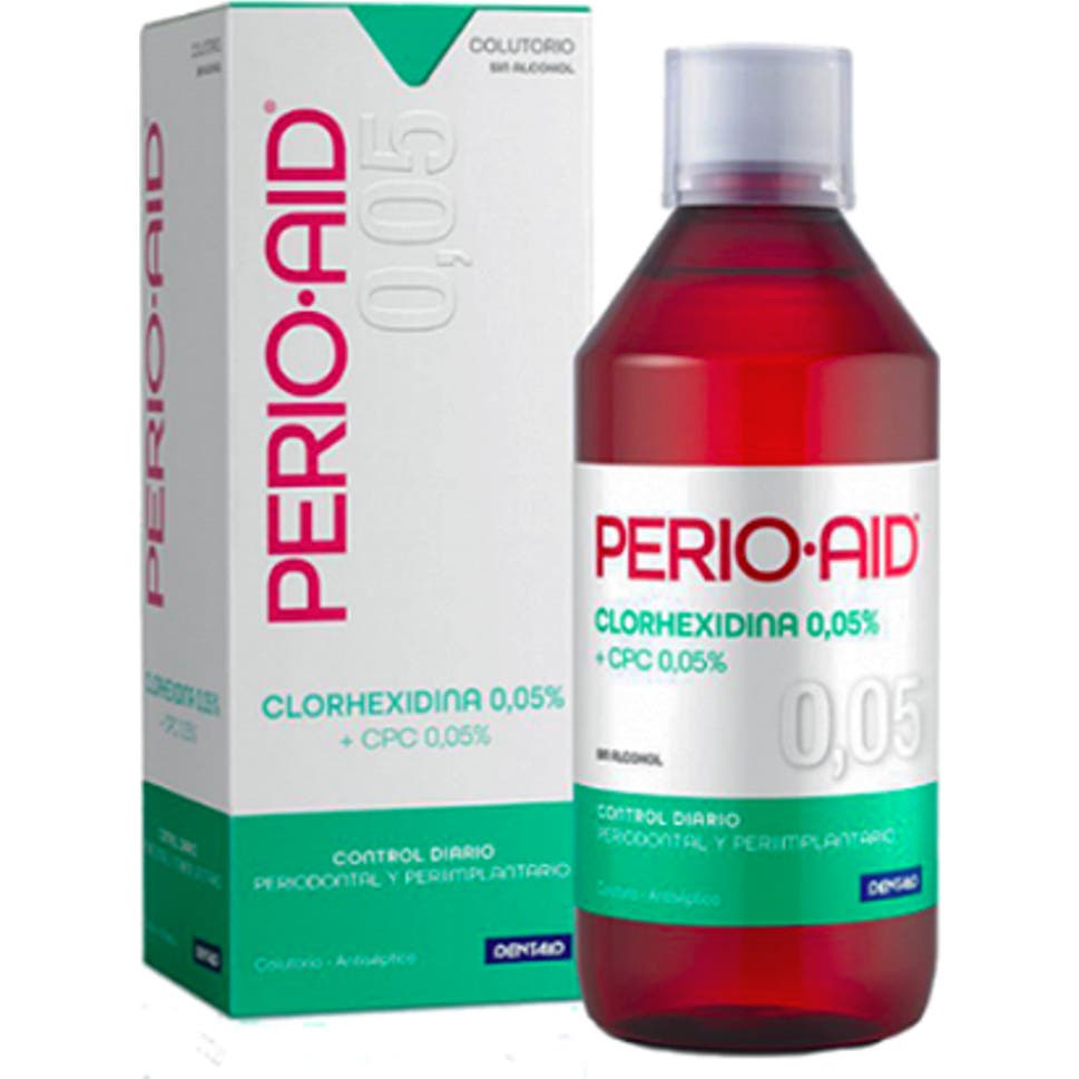 Perio·Aid Clorhexidina 0,05% + CPC 0,05% Mantenimiento y Control 500ml